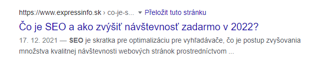 SEO SERP