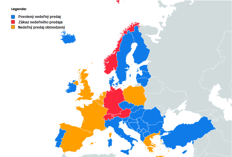 Nedeľný predaj v EU