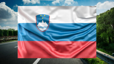 Diaľničná známka v Slovinsku Diaľničná známka v Slovinsku