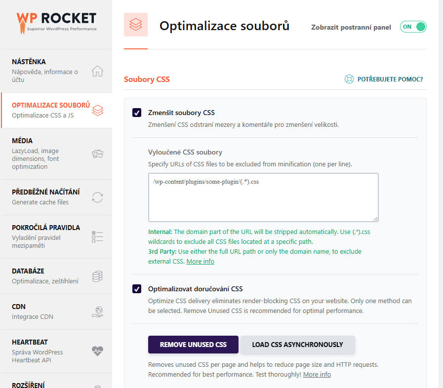 Optimalizácia CSS a JS