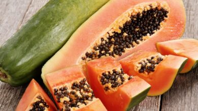 Papája – kalórie (kcal i kJ), vitamíny, minerály a recepty