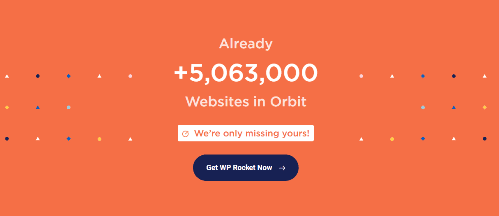 Počet optimalizovaných webov WP Rocket